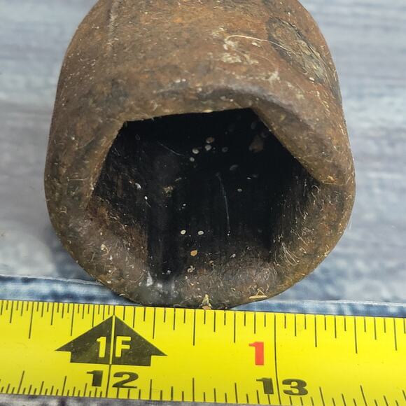 Vintage heavy duty steel lug wrench 1 1/4 from flat to flat - Picture 5 of 5